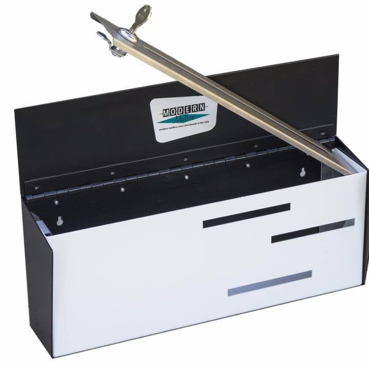 Modern Mailbox - Wholesale Mailbox - Modern Mailbox | Locking Mailbox - Black/White/Stainless