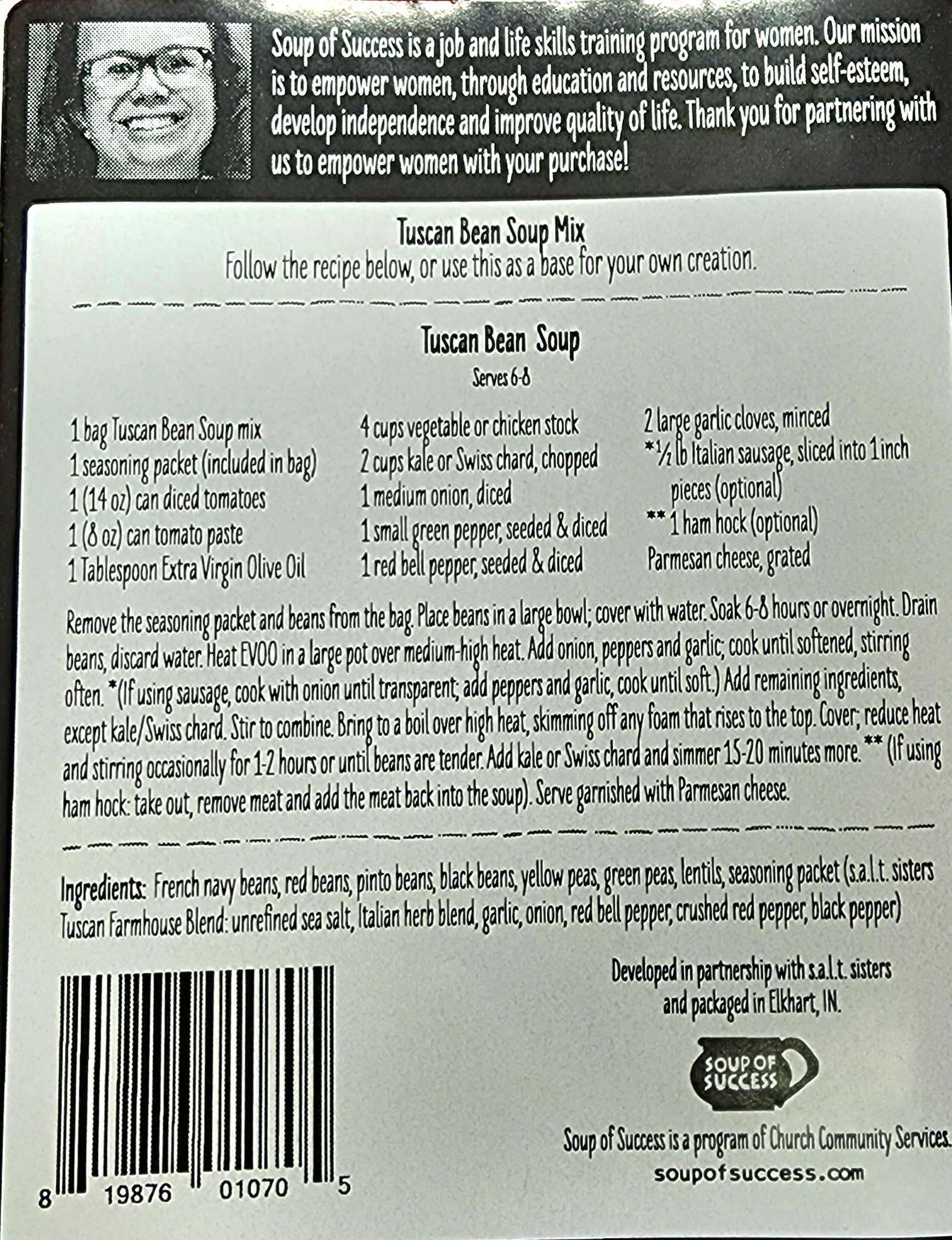 Soup Of Success - Vente Soupes - Soupe aux haricots toscan3