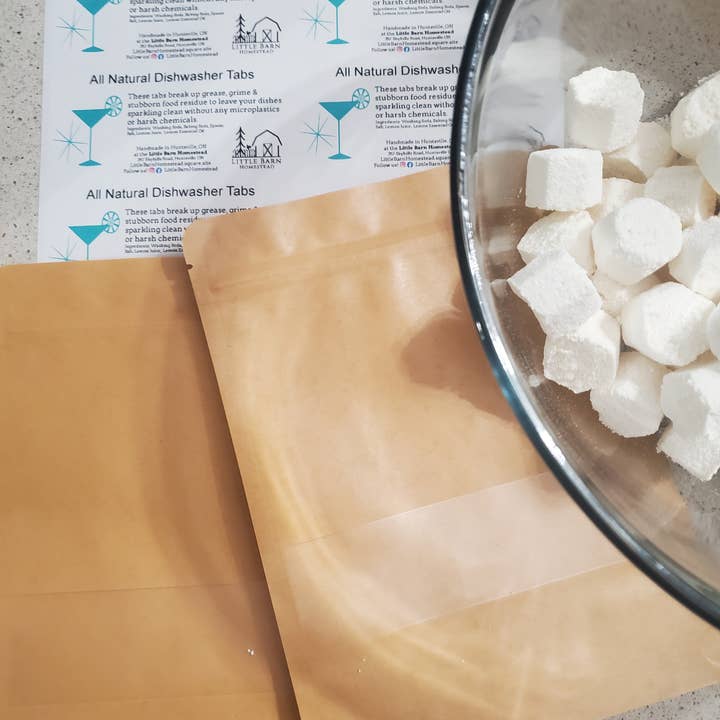 Little Barn Homestead Bath and Body - Wholesale Dish Soap - Handmade All Natural Dishwasher Tabs in Bulk