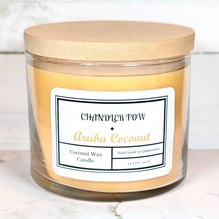 Chandler Fow - Wholesale Jar/Filled Candle - Aruba Coconut 2-Wick Candle0
