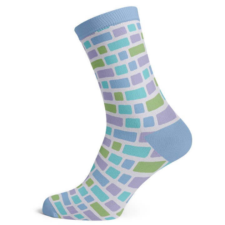 Colorful Bricks Socks for wholesale by Socks To Be You