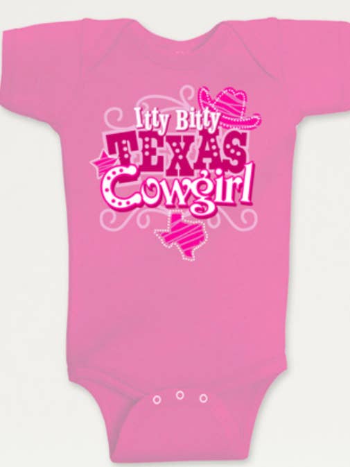 Itty Bitty Tx Cowgirl for wholesale by Crossroads Designs