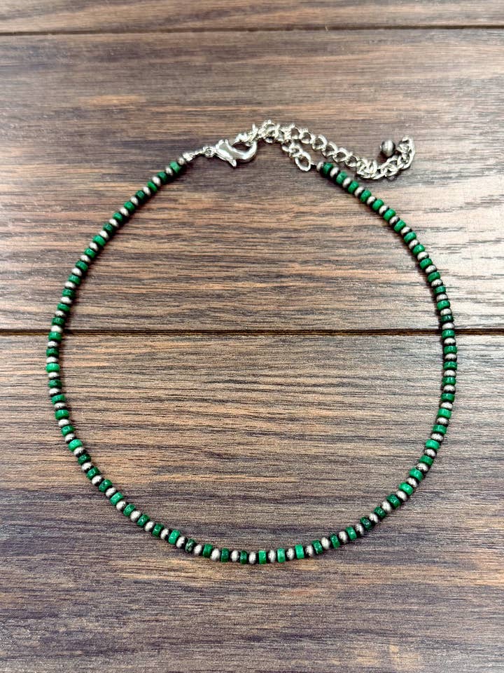 739685, Collar artesanal navajo de piedras preciosas de 15" para venta al por mayor de ISAC Trading Inc