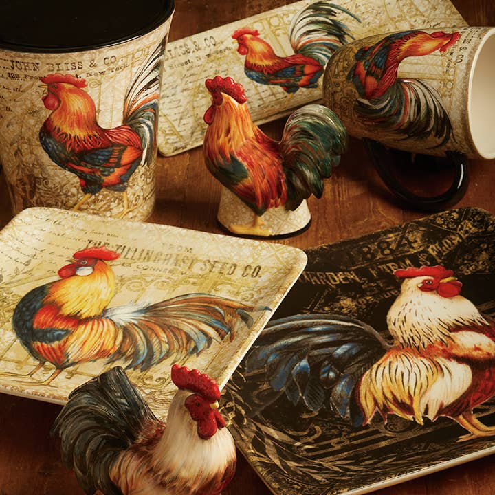 Certified International - Wholesale Coffee Mug - Gilded Rooster Mug 20 oz. asst.