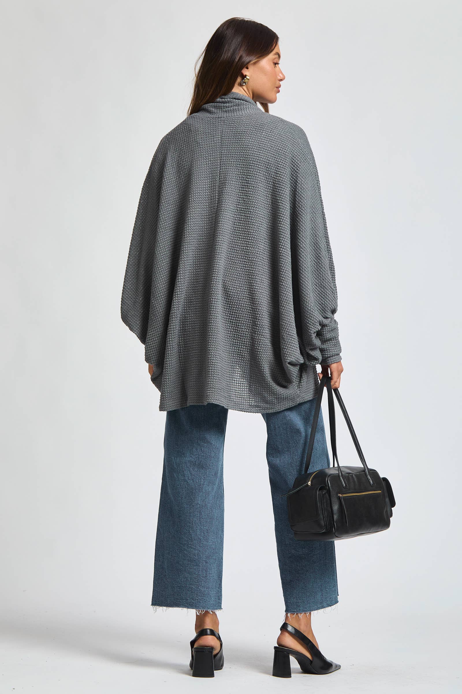 Dear Scarlett - Wholesale Cardigan - Women's - Crochet Knit Cardigan Batwing Sleeve2