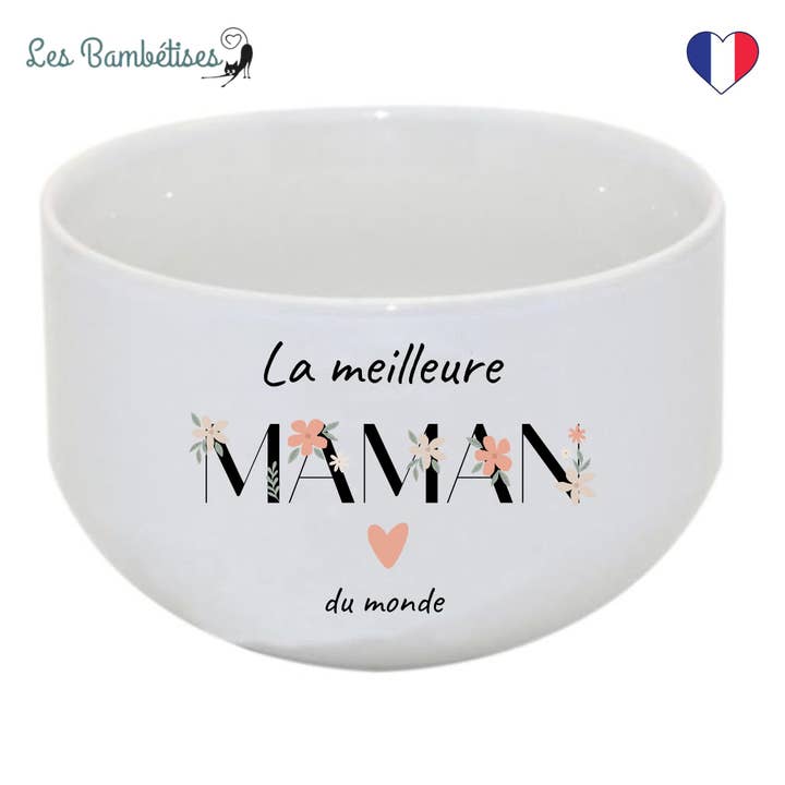 Bol Maman Fleurs Boho pour la vente par les bambetises
