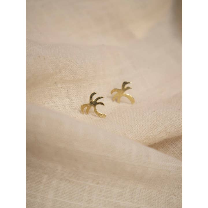 Mata Traders - Wholesale Stud/Post Earrings - Palm Tree Stud Earrings2