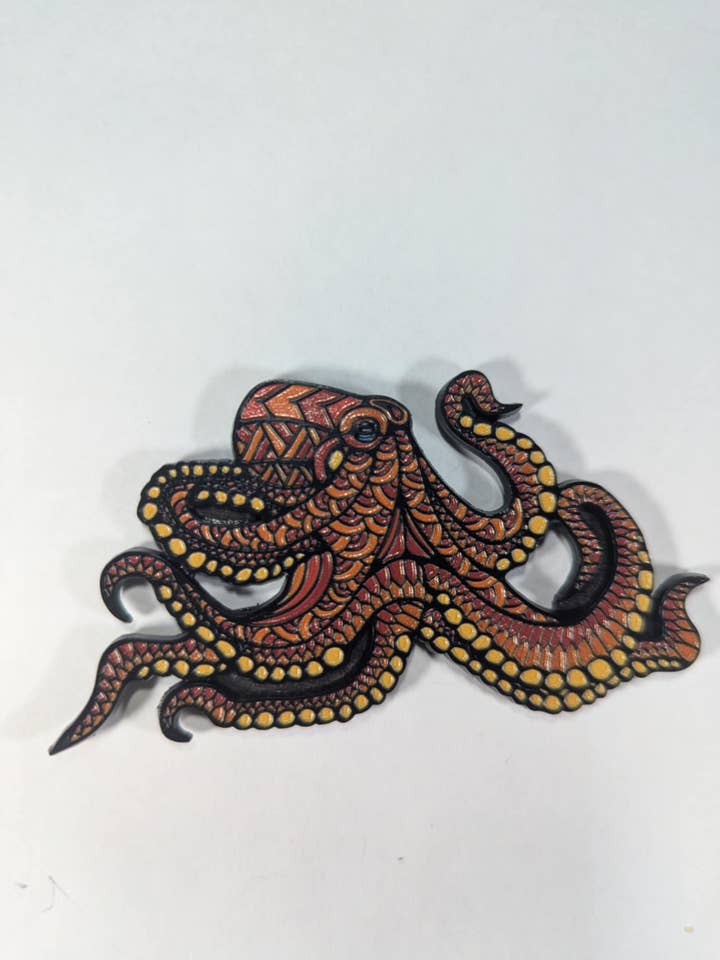 Aimant Poulpe Tako Tribal pour la vente par Advance Wildlife Education LLC