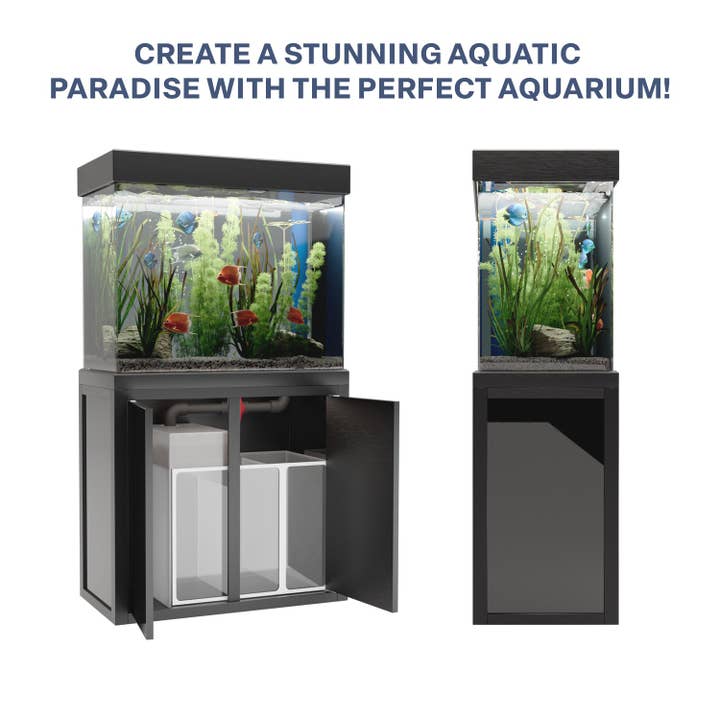 AQUA DREAM - Wholesale Nature and outdoors - Aqua Dream 50 Gallon Aquarium Black Tempered Glass2
