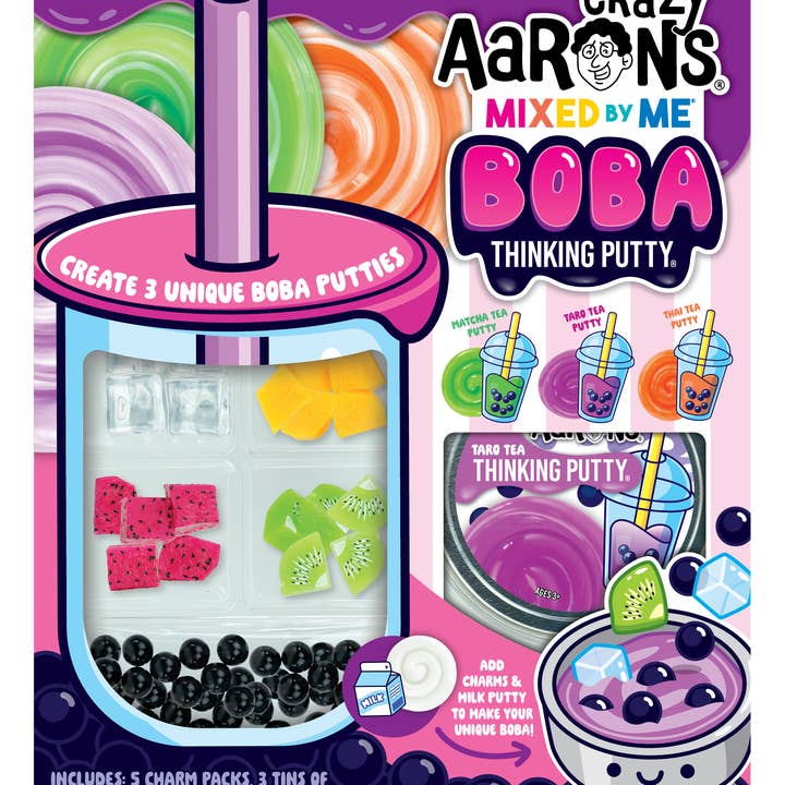 Crazy Aaron's - Wholesale Putty/Slime - Kids - Boba Thinking Putty Mixed by Me Kit0