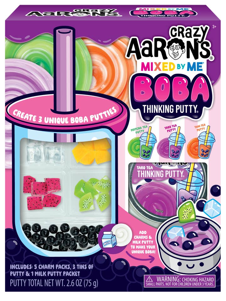 Boba Thinking Putty Mixed by Me Kit for wholesale by Crazy Aaron's