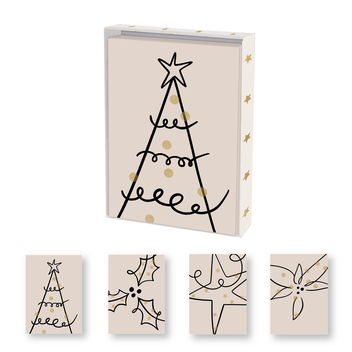 pierrebelvedere.com - Wholesale Christmas Card - Pierre Belvédère- x-mas card set of 12: minimalistic0