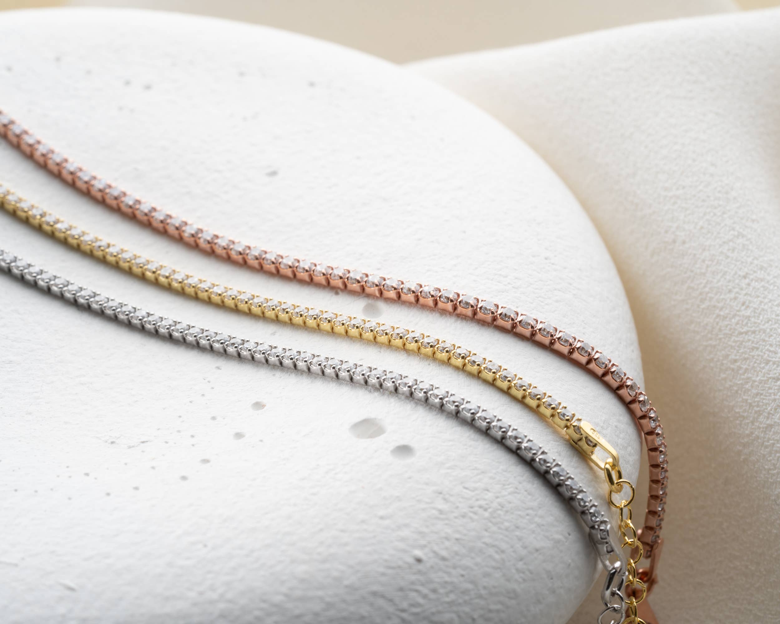 JoyPersonalized - Wholesale Tennis Bracelet - Dainty Tennis Bracelet, Diamond Cubic Zirconia Bracelet 1