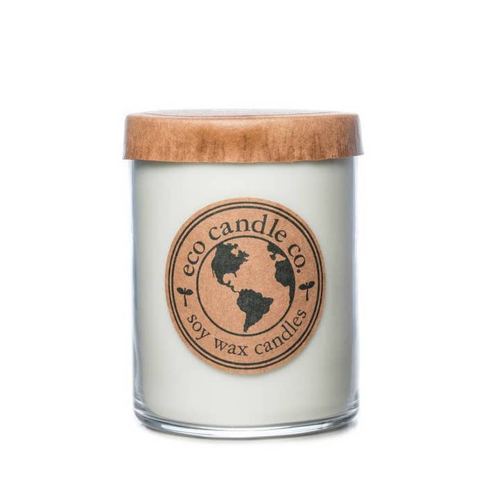 Eco Candle Company – Vela em jarro/copo por atacado – 18oz eco vela LEMONGRASS SAGE
