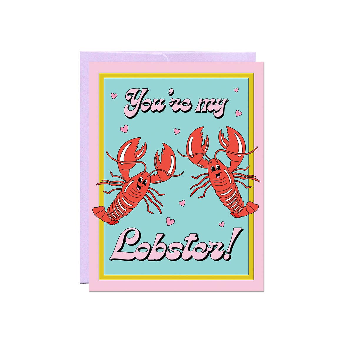 Party Mountain Paper co. - Wholesale Love Card - You're My Lobster | Love Card3