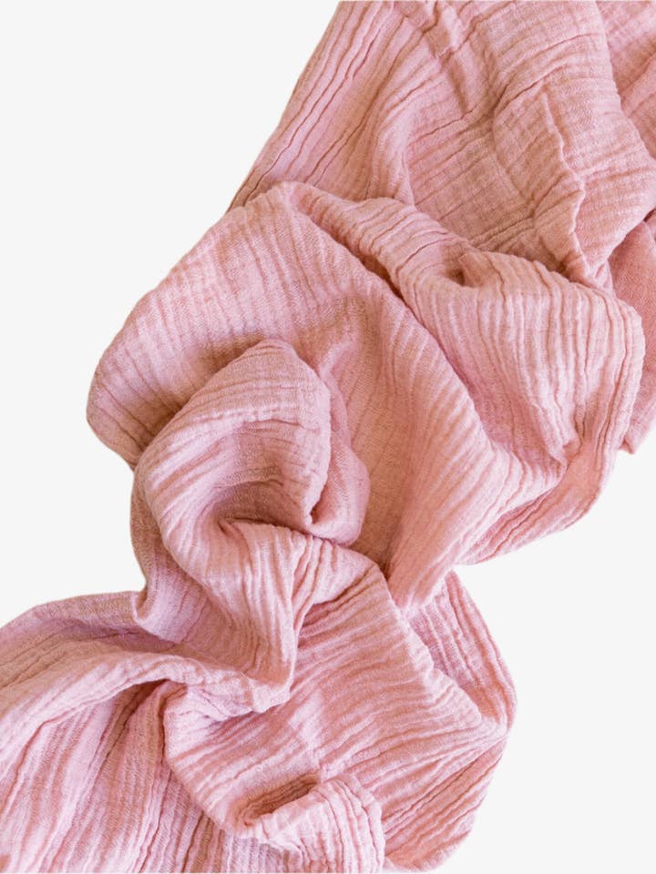 Organic Cotton Table Runner – Rosewater for wholesale by borrowed BLU