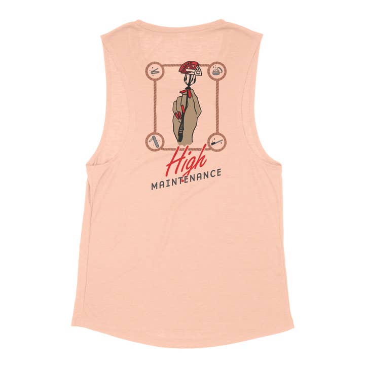 Alta manutenzione - Canottiera da arrampicata da donna per la vendita all'ingrosso da parte di Dynamite Starfish