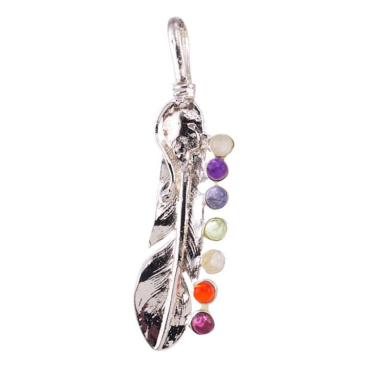 Feather Chakra Pendant for wholesale by Benjamin International