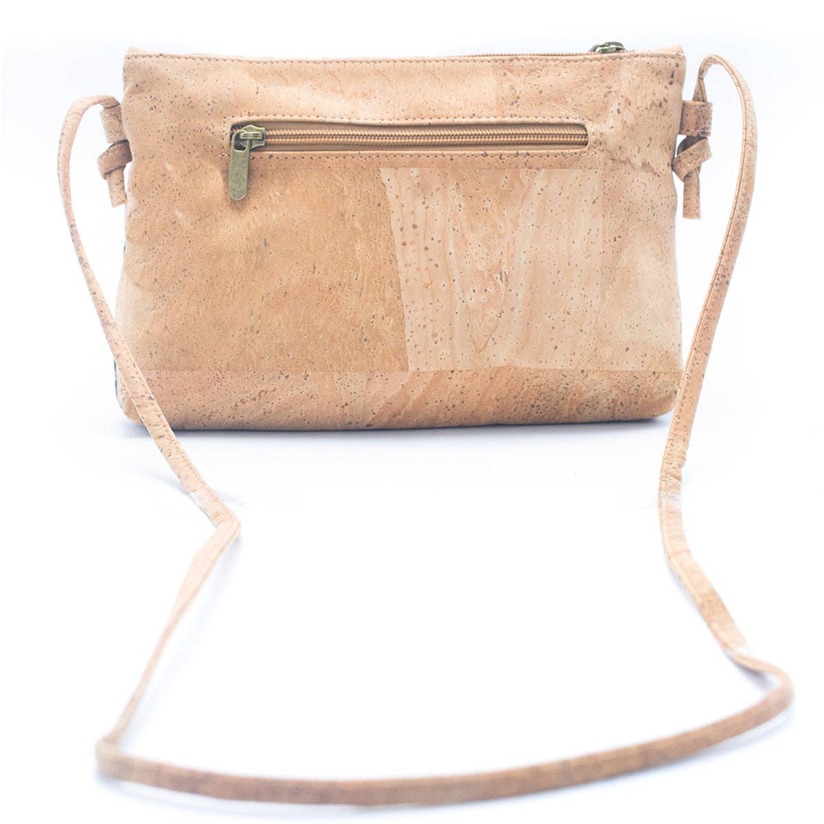 Meninas Bonitas Cork - Wholesale Crossbody Bag - Women's - Natural Cork and Printed Design Women's Crossbody Bag BAG-2213