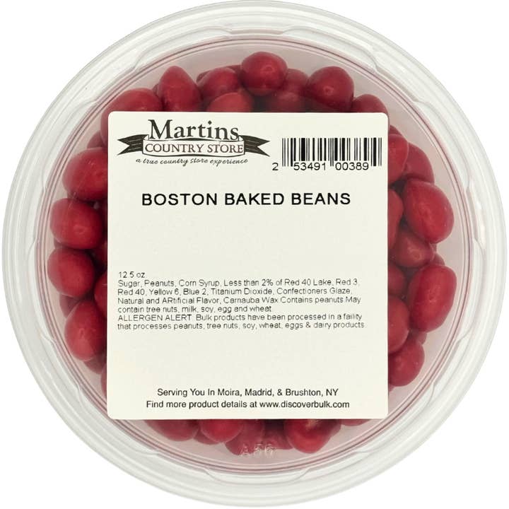 Martin's Country Store LLC - Wholesale Hard Candy - BOSTON BAKED BEANS 12.5oz