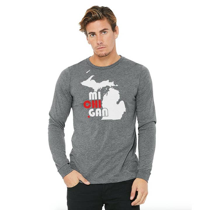 T-shirt à manches longues MI CHI GAN pour la vente par MI Coast