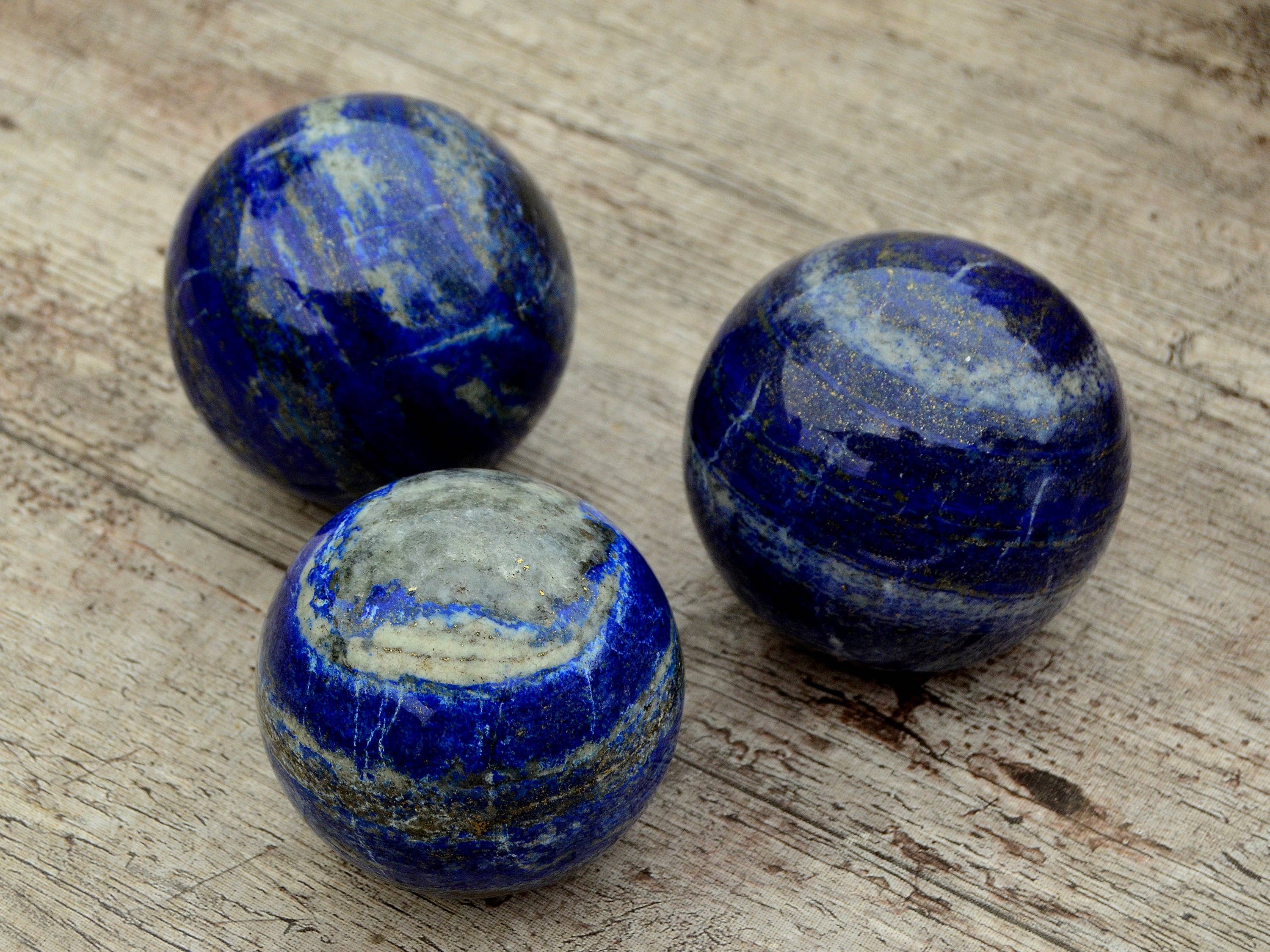 Kaia & Crystals - Wholesale Spiritual Stone/Crystal - XL Lapis Lazuli Sphere (65mm - 100mm)5