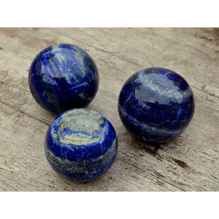 Kaia & Crystals - Wholesale Spiritual Stone/Crystal - XL Lapis Lazuli Sphere (65mm - 100mm)5