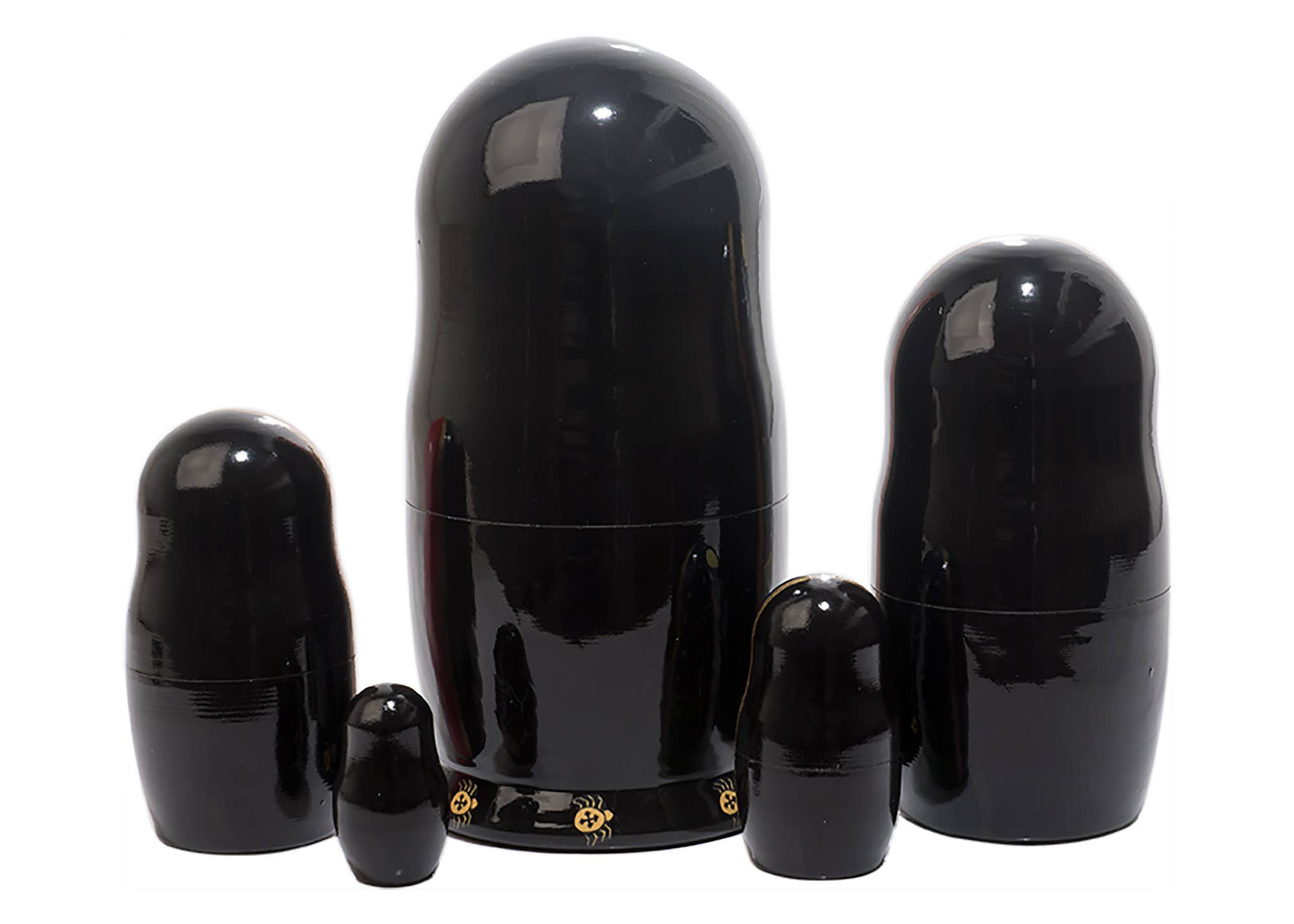 Golden Cockerel – Objeto de mesa decorativo por atacado – Boneca de nidificação de Halloween 5 unidades/6”3