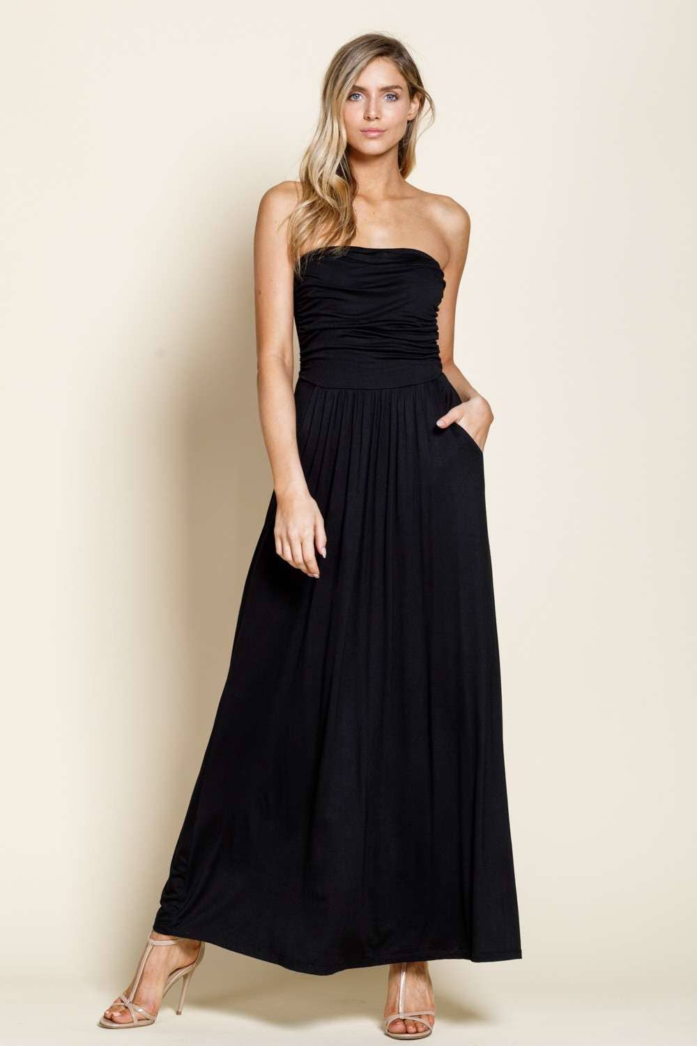 mittoshop - Venta al por mayor Vestido - Mujer - VESTIDO MAXI DE TUBO DE JERSEY CON BOLSILLOS10