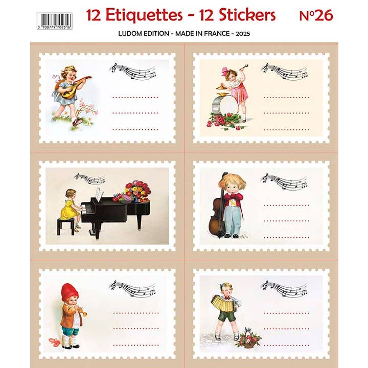 Music Stickers for wholesale by LUDOM EDITION