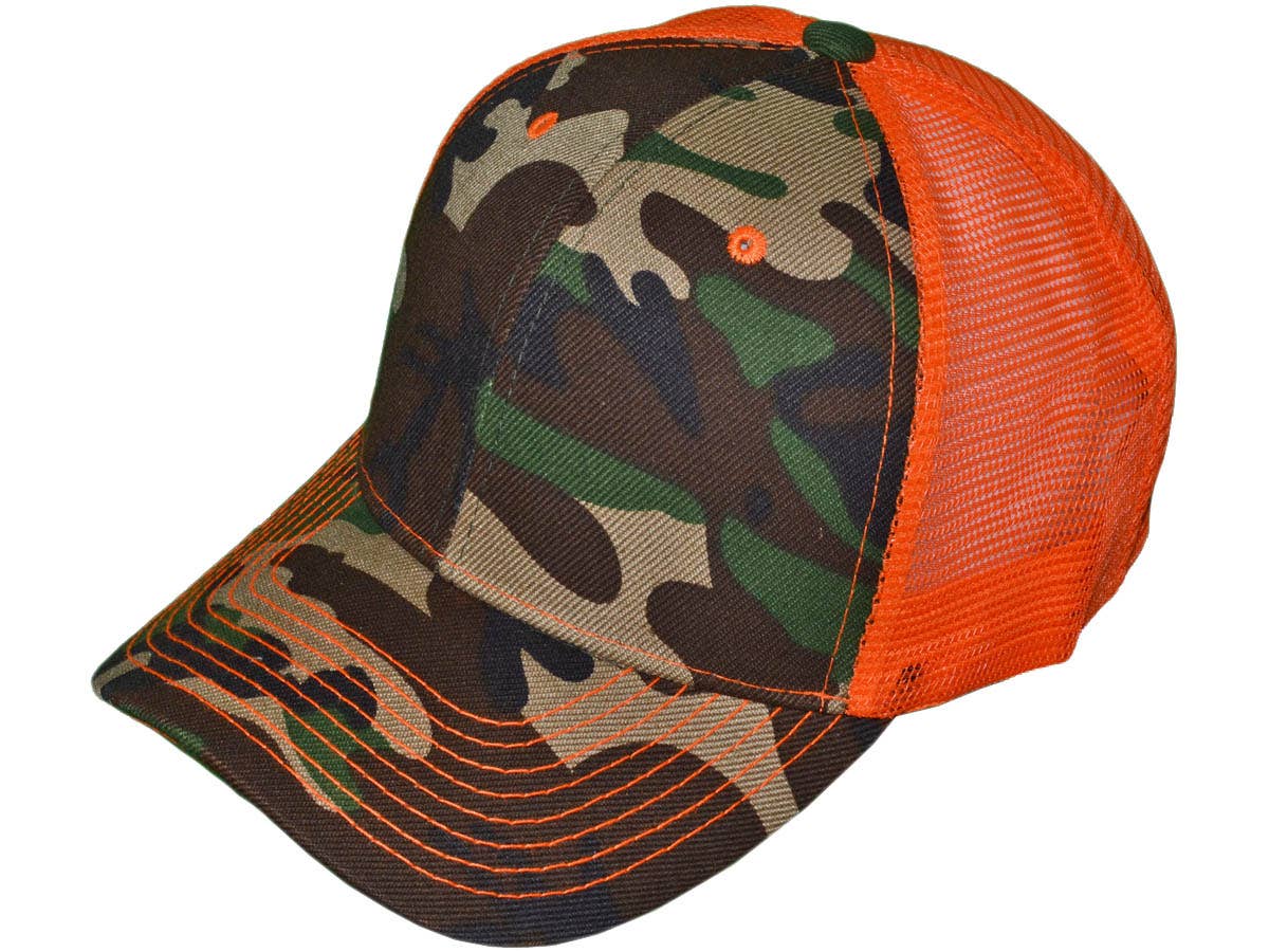 Buck Wholesale - Venta al por mayor Gorra trucker - Unisex - Gorras de camionero en blanco - Gorras BK de malla estructurada77