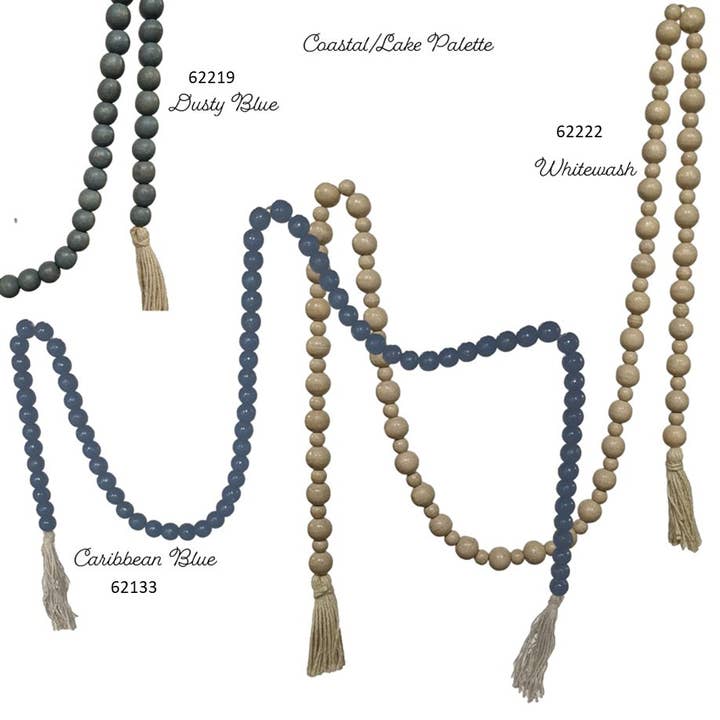 Wilco Home - Wholesale Slingers - 90" WD BOHO Bead Garland voor Kerstmis, herfst en elke dag33
