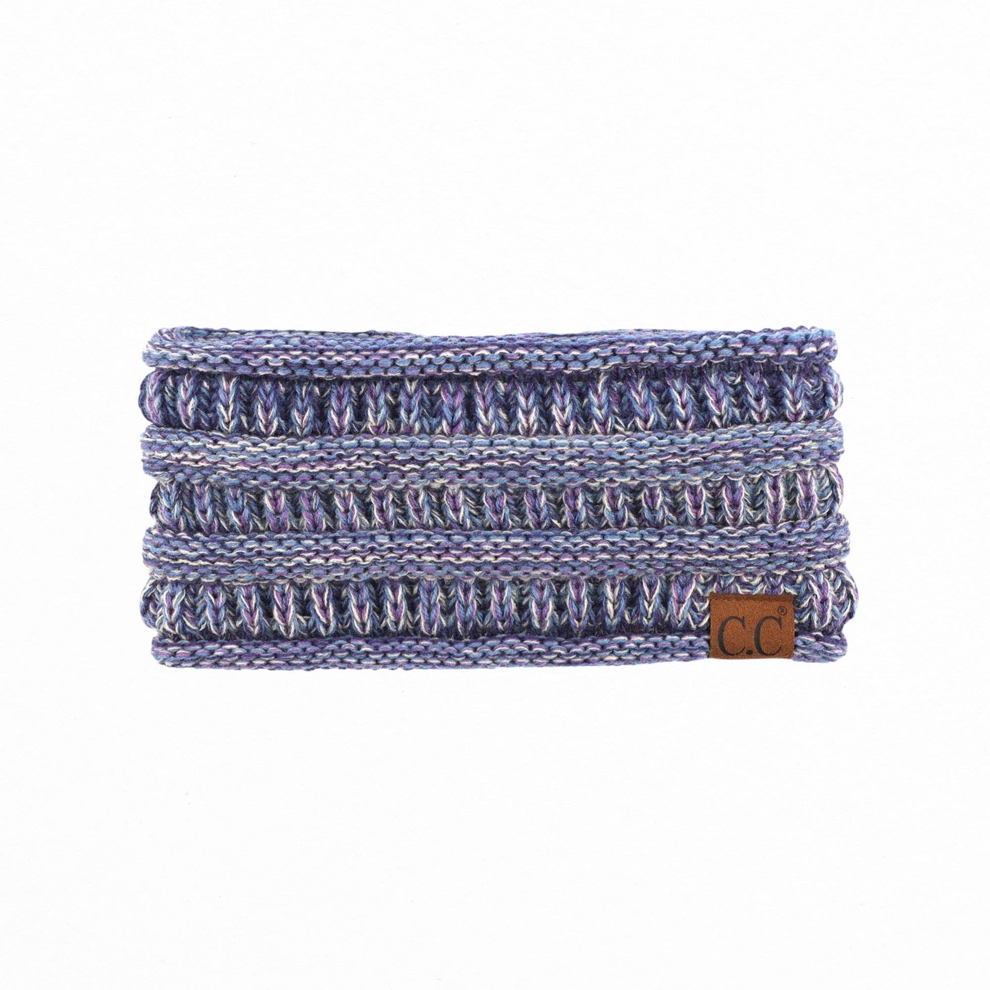 Truly Contagious - Vente Bandeau – femme - Couvre-tête CC multicolore doublé sherpa pour femmes (HW-826)1