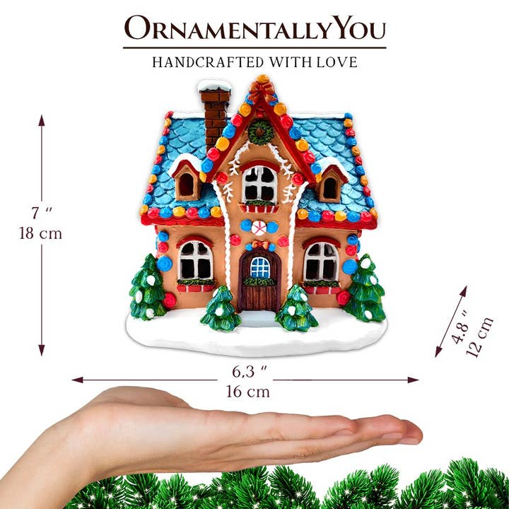 OrnamentallyYou - Wholesale Christmas decoration - Whimsically Sweet Gingerbread Home Lighted Christmas Decor2
