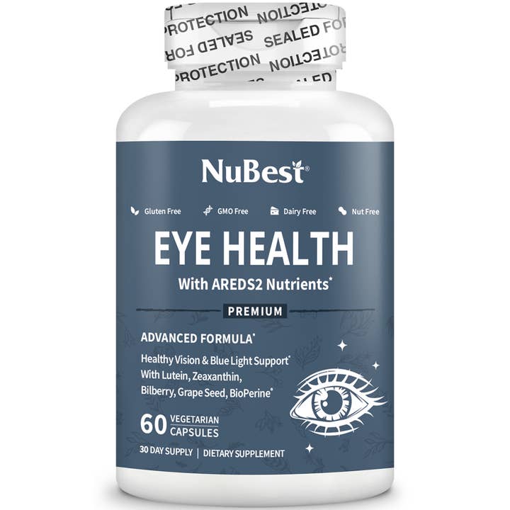 Eye Health AREDS2 with Vitamin, Lutein, Zeaxanthin, 60 Caps for wholesale by NuBest Nutrition