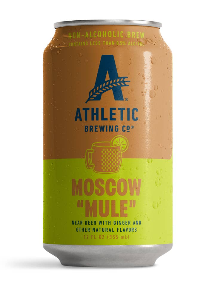 Moscow "Mule" (Non-Alcoholic) 24-Can Case of 6x4-Packs for wholesale by Athletic Brewing Company