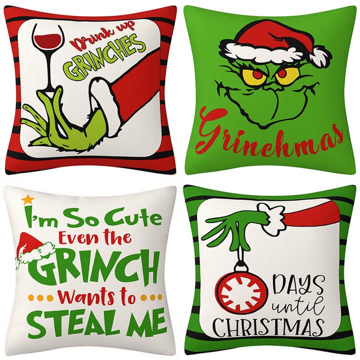 NEW GRINCH CHRISTMAS PILLOWCASE_CWMM1385 for wholesale by ACCITY