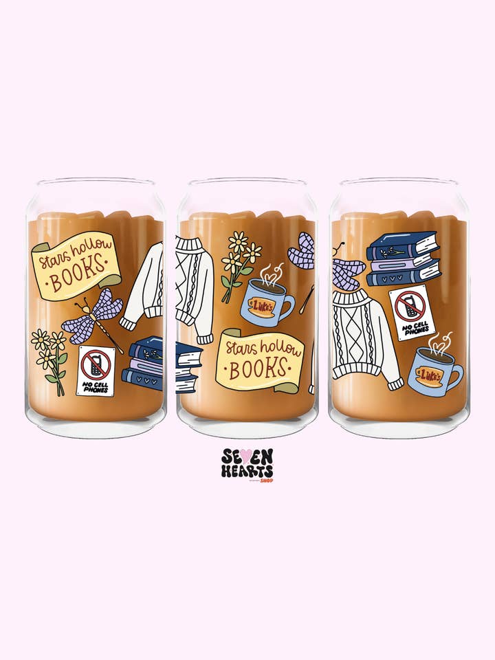 Stars hollow gilmore girls glass cup for wholesale by Seven hearts shop