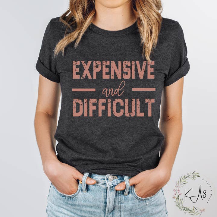 KA3 Stitch & Print - Wholesale Screen Printed T-Shirt - Women's - Expensive & Difficult1