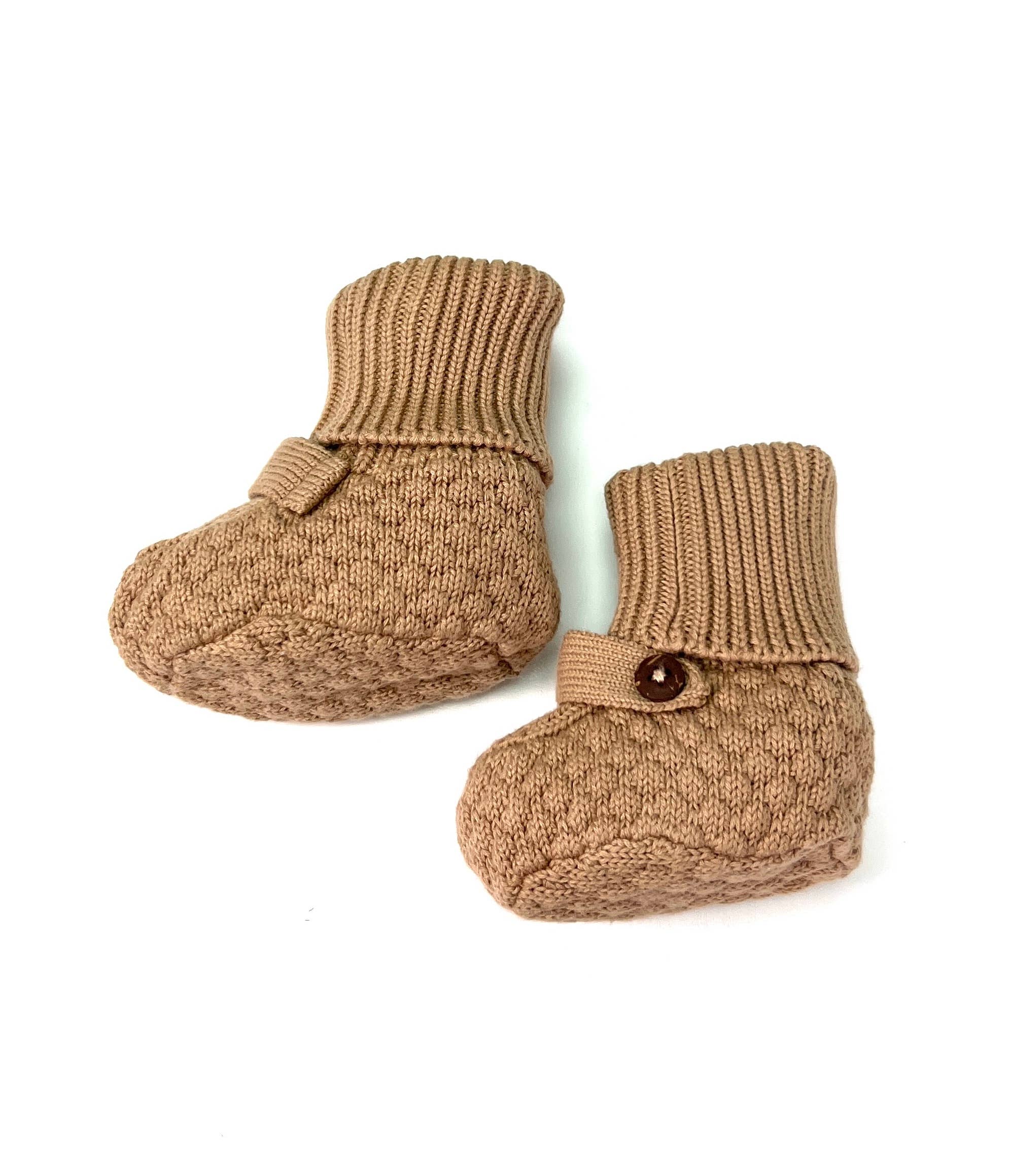 Viverano Organics - Wholesale Booties - Baby - Milan Earthy Baby Booties Shoes Sweater Knit -Organic Cotton9