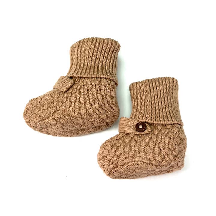 Viverano Organics - Wholesale Booties - Baby - Milan Earthy Baby Booties Shoes Sweater Knit -Organic Cotton9