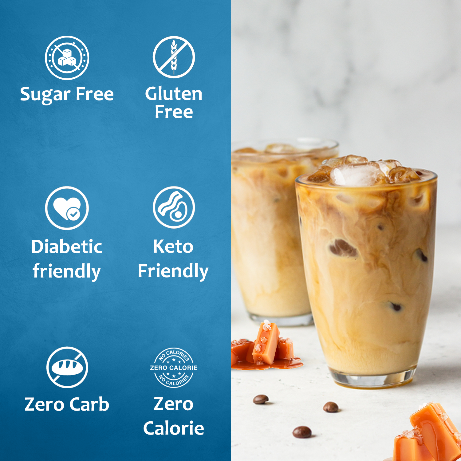 Syruvia - Vente Sirops aromatisés - Sirop de Caramel Salé Sans Sucre3