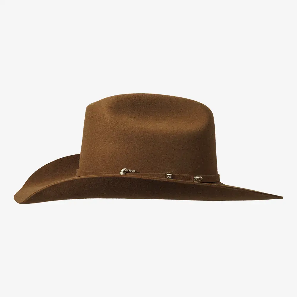 American Hat Makers - Wholesale Cowboyhoed - Uniseks - 100% wollen vilten western cowboyhoed - Style Cattleman61