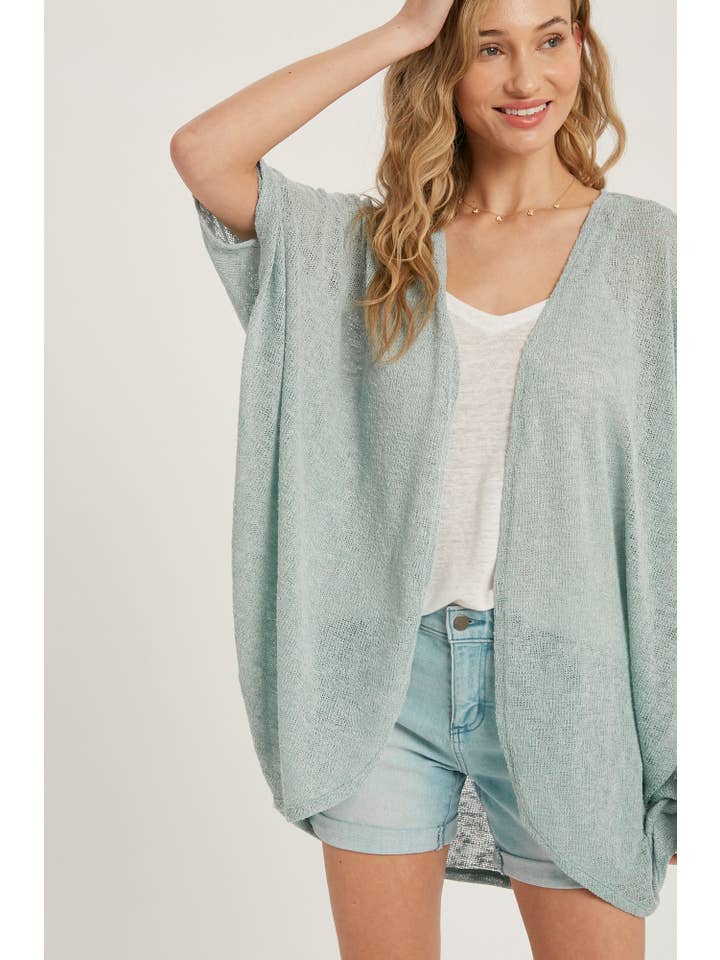 Bluivy - Wholesale Cardigan - Women's - LIGHTWEIGHT DOLMAN CARDIGAN
