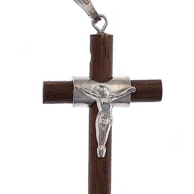 RM Trading - Wholesale Wall cross - Wooden, Sterling Silver Crucifix Pendant