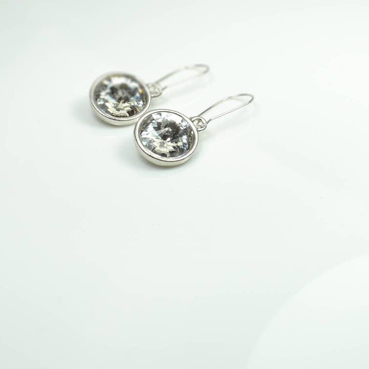 Sela+Sage - Wholesale Dangle Earrings - Floating Crystal Earrings