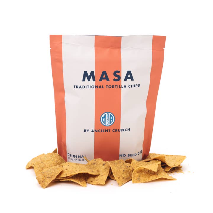 Ancient Crunch - Wholesale Chips - MASA Traditional Tortilla Chips, 2oz Bag Case