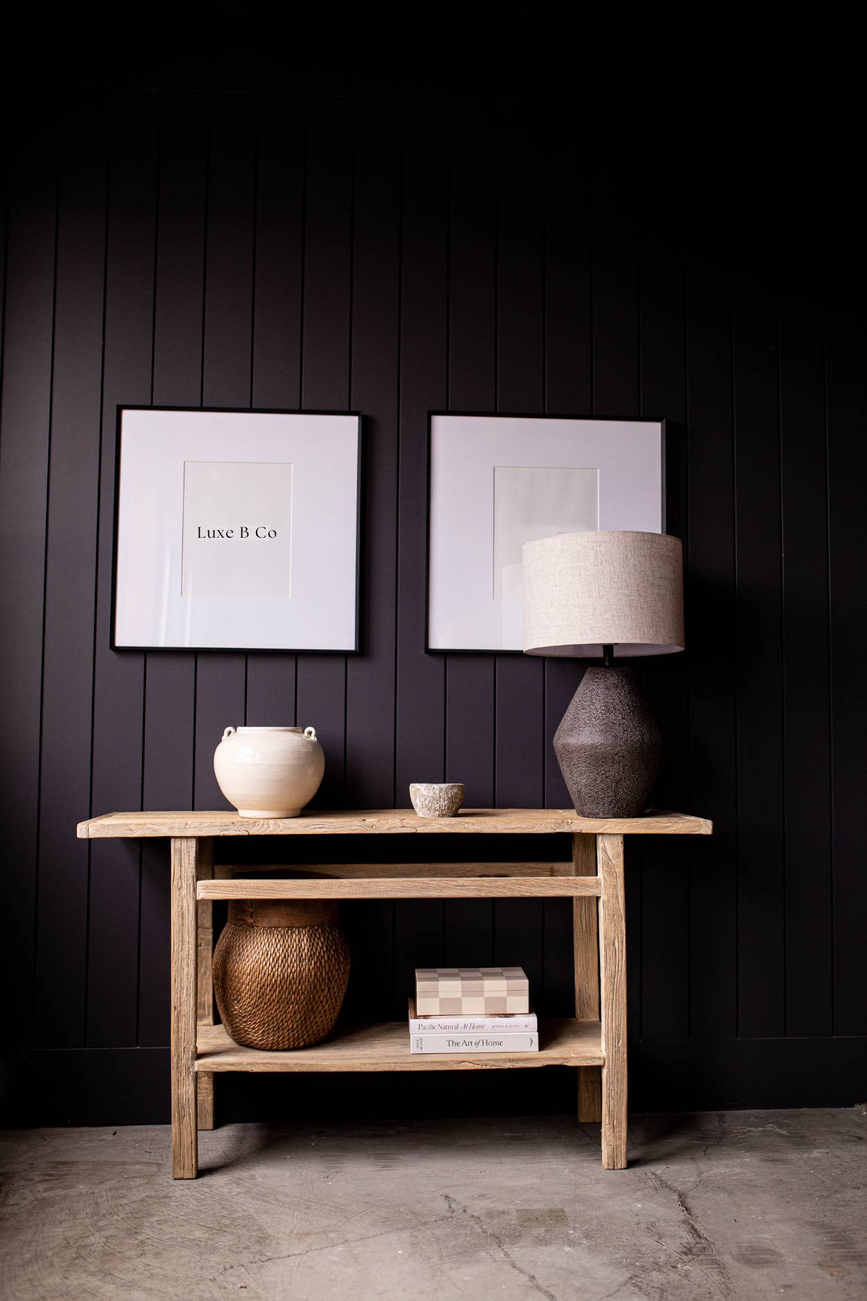 Luxe B Co - Wholesale Console table - Alameda Reclaimed Elm Wood Console Entry Way Table