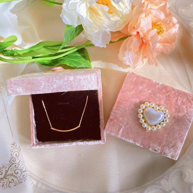 Dipped Shop - Wholesale Jewelry Box/Organizer - Pink Plush Portable Jewelry Case DPC2516183