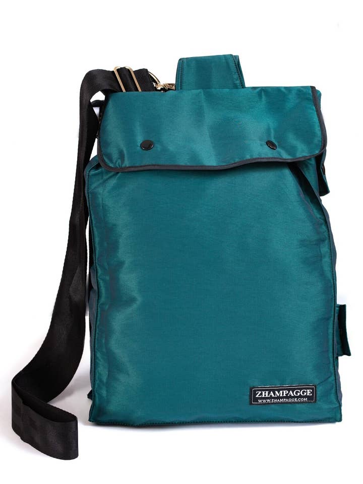 Sac à bandoulière unisexe Zhampagge - Vert forêt pour la vente par Zhampagge
